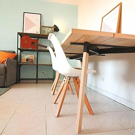 2 Pieces Avec Vue Panoramique, Garage Et Piscine 아파트